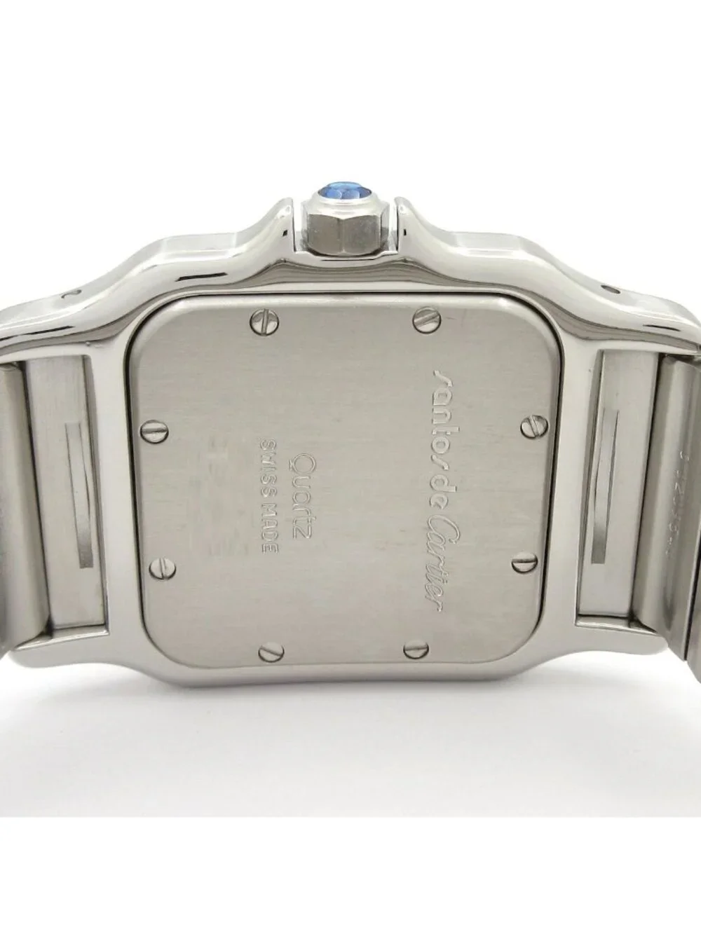 Cartier Watch Santos Galbe LM SS 18k Yellow Gold Vintage